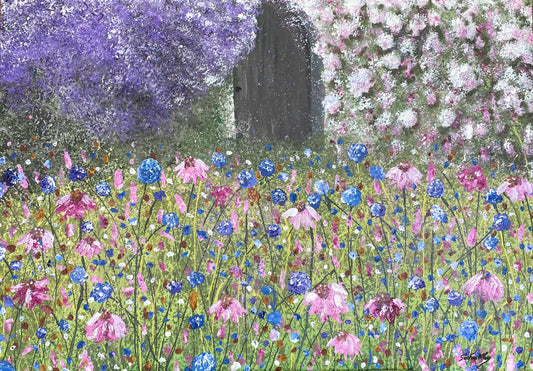 The Secret Garden - Pink Flowers