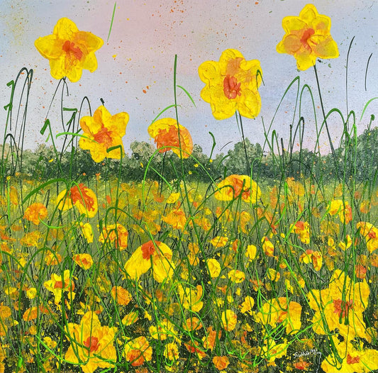 New! "Darling Daffodils" Hello Spring!