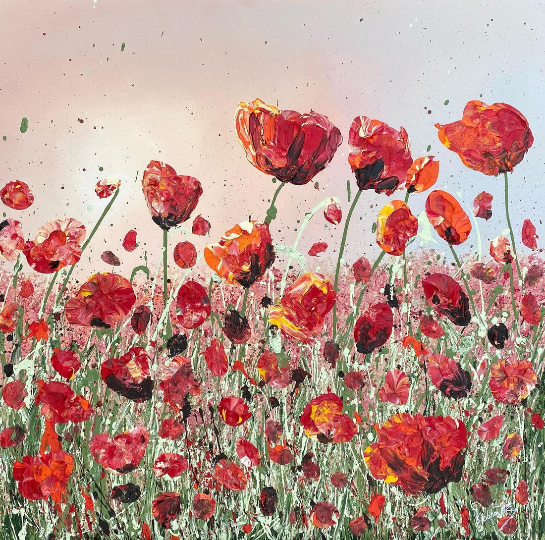 Let's paint "The Poppy Field"