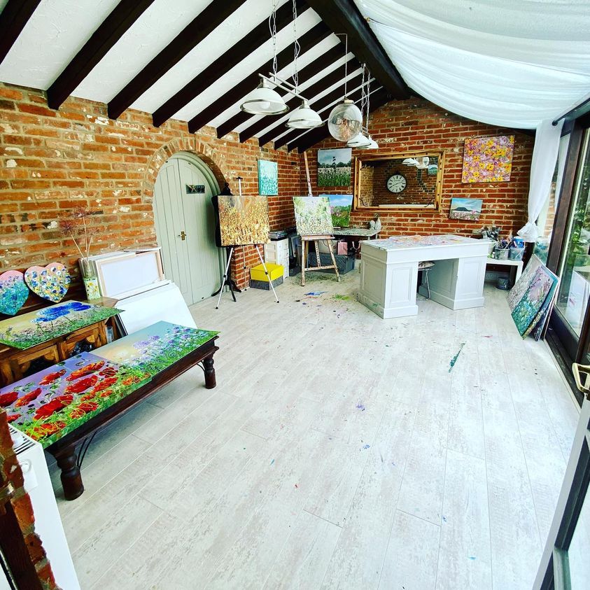 Check out my art studio! xx