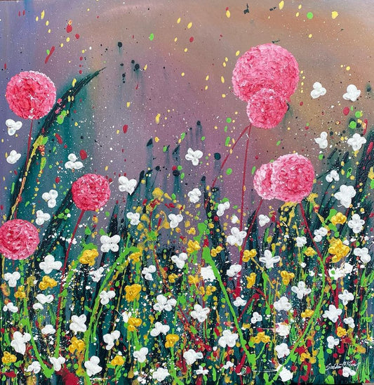 “Through the Meadow 1” 🌸💚🌺💜🌼💙🌿💛🌷🌻🌷