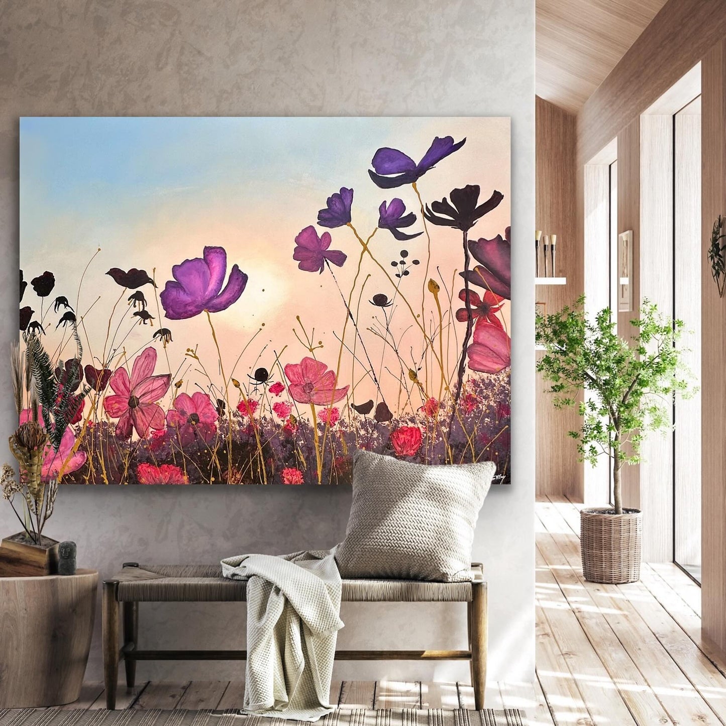 “Beautiful Cosmos Flowers”