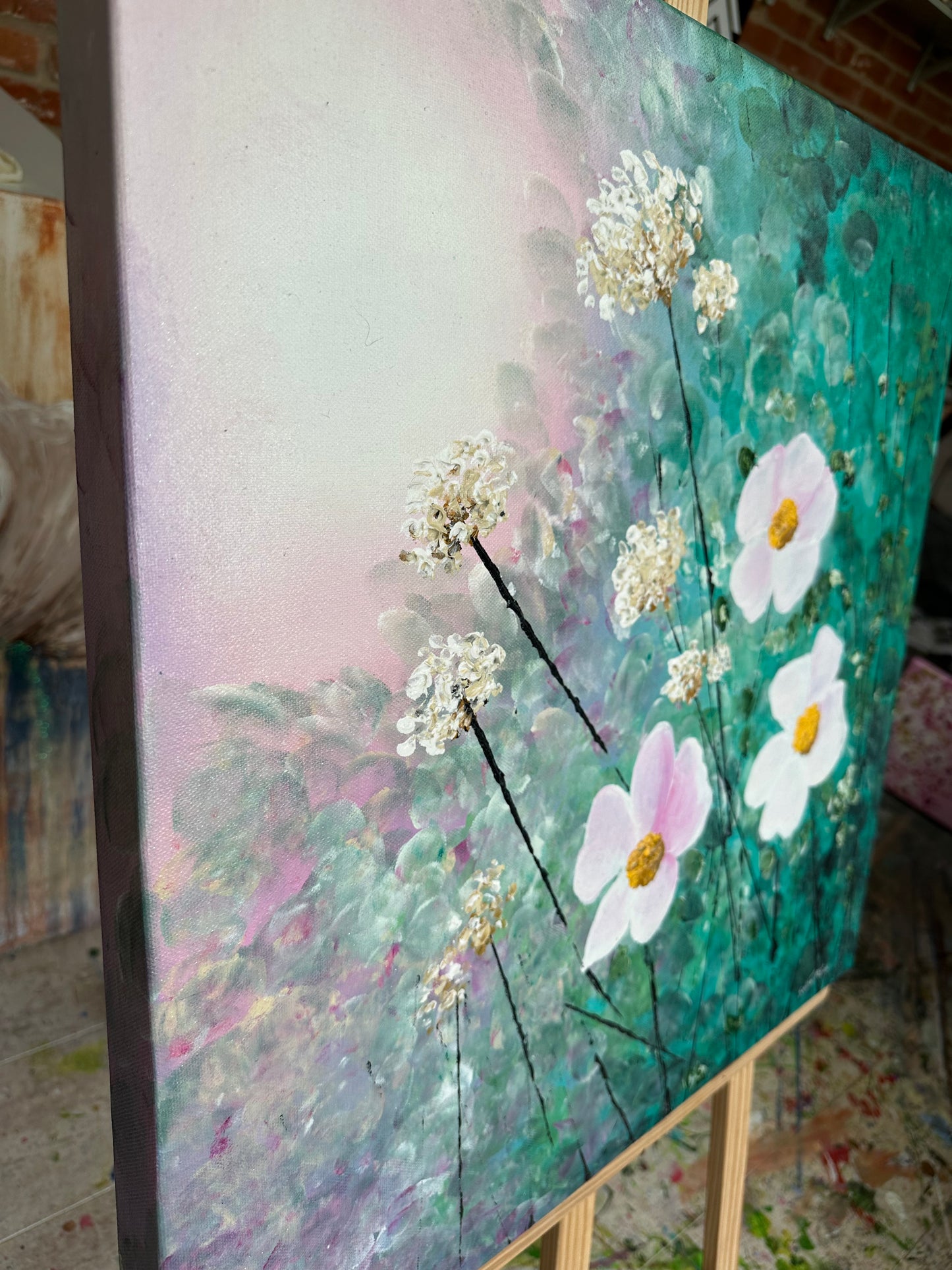 Cosmos Flower Garden - SOLD