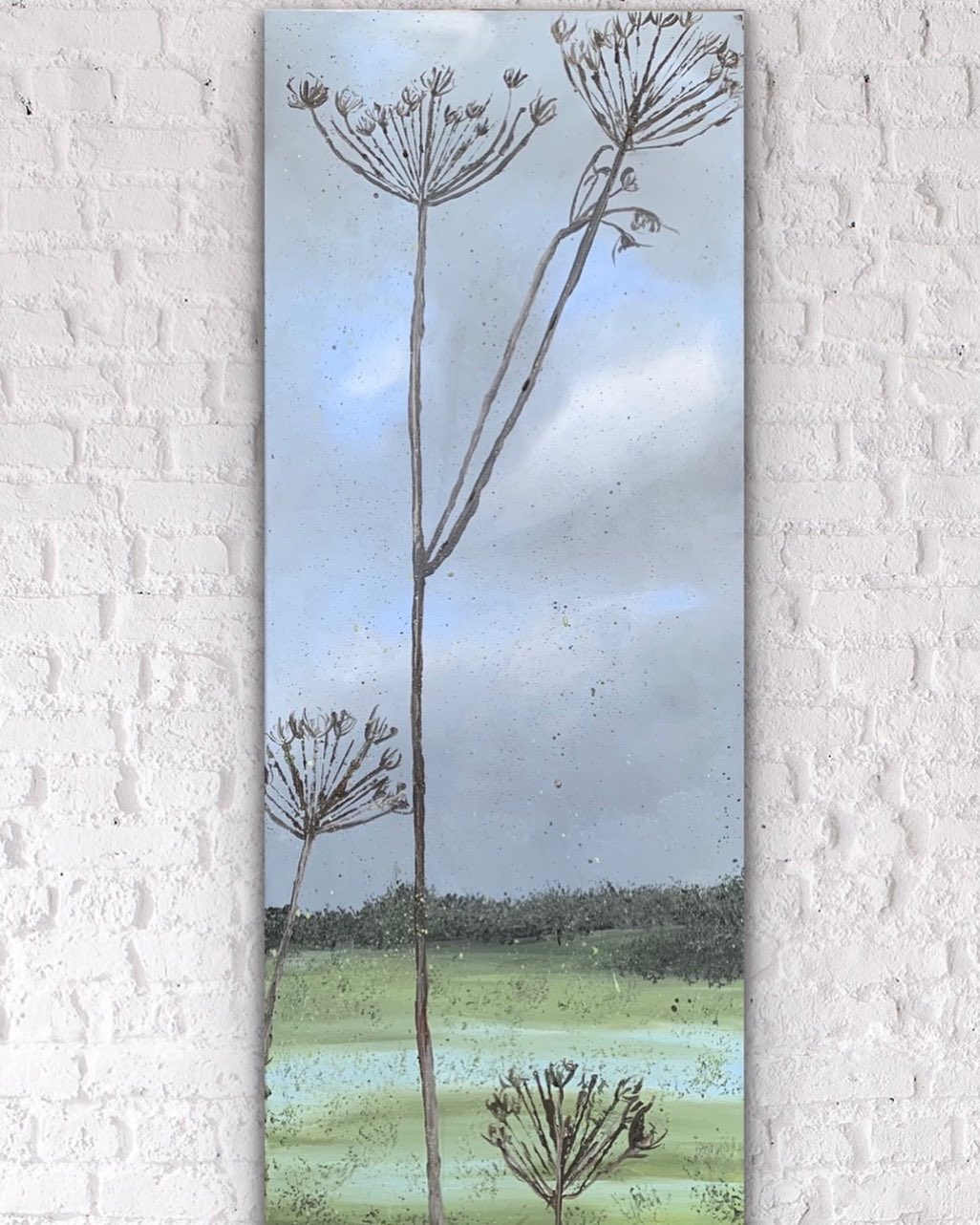 NEW PAINTING! Winter Hemlock on the Norfolk Broads
