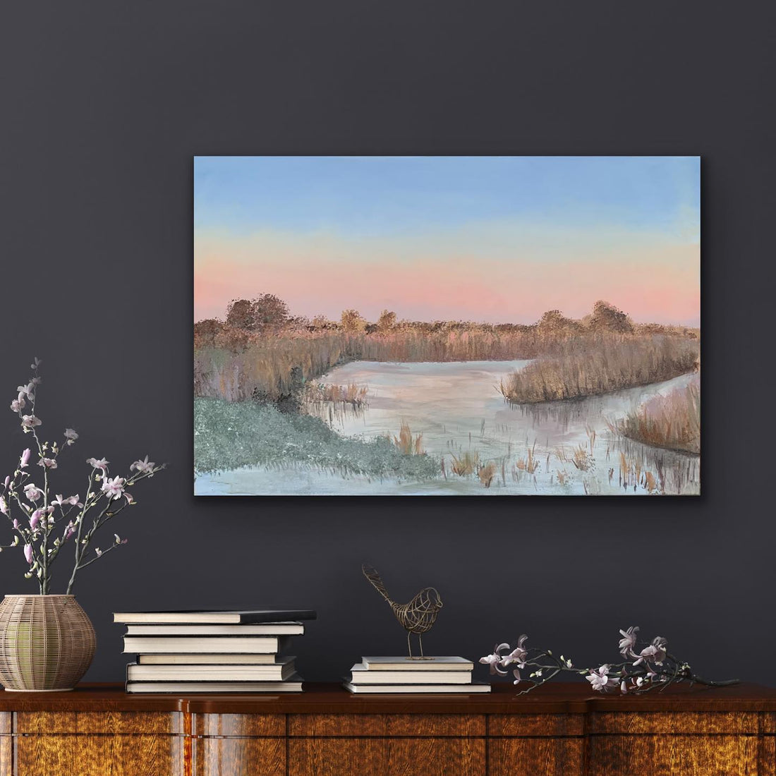 NEW PAINTING! "Winter sky - Norfolk Broads"