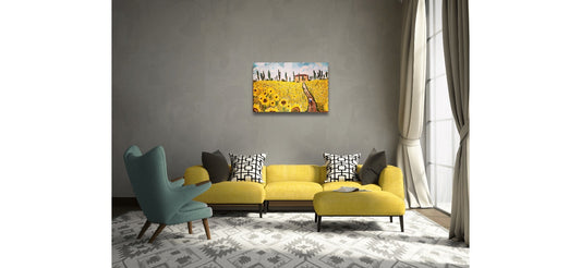 Sunflowers in Tuscany