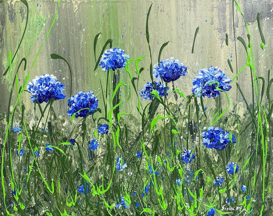 “Blue Cornflowers”