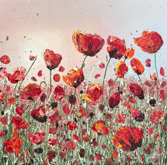 SOLD! "Poppy Fields"