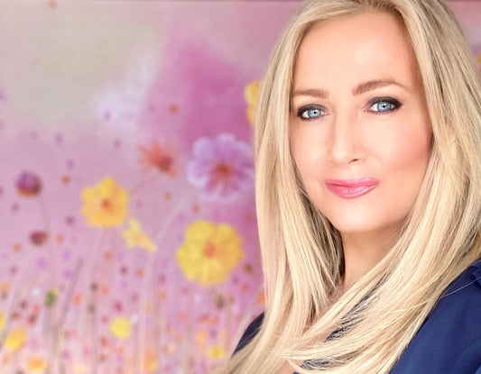A beautiful poem written and inspired by my painting Cosmos Flower Meadow