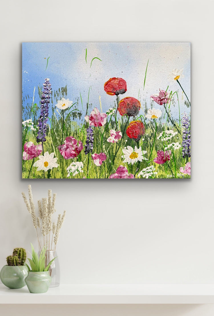 Meadow and Poppy Paintings