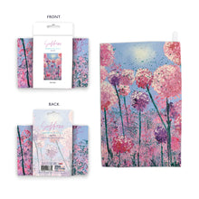 Load image into Gallery viewer, Pink Flowers Tea Towel
