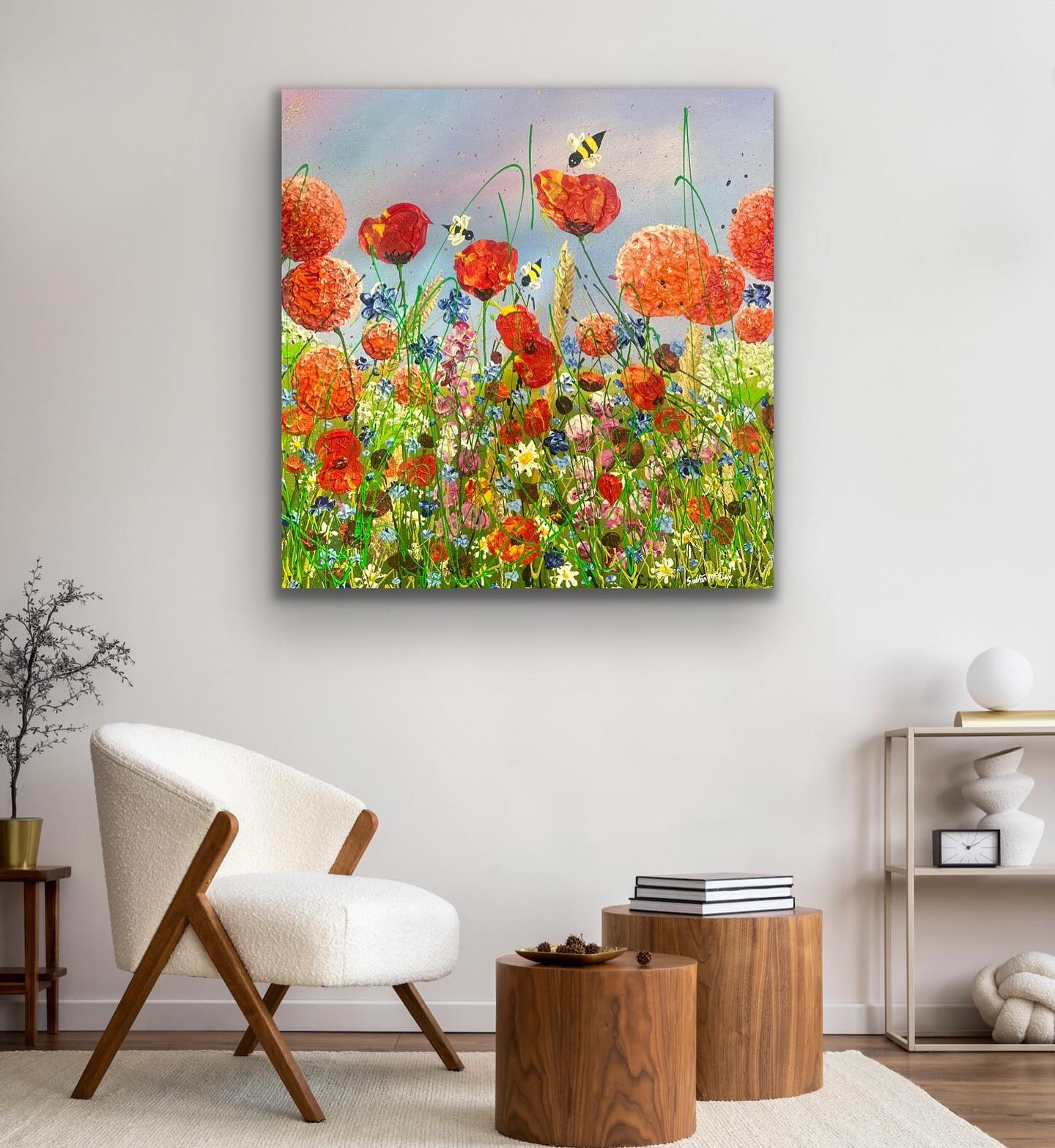 “Among the Wildflowers” SOLD