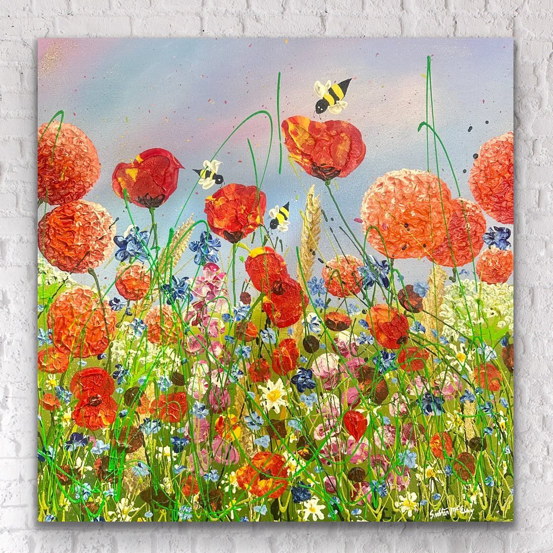 “Among the Wildflowers” SOLD